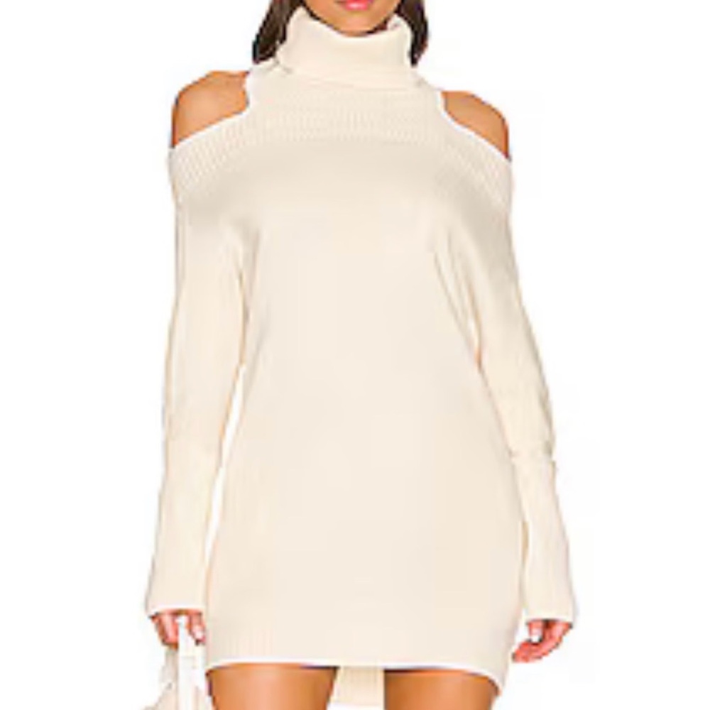Lovers & Friends  Cream Turtleneck Sweater